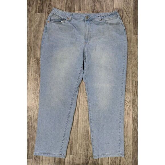 (3/$35) NOBO No Boundaries Juniors Size 15 Pockets Tapered Legs Denim Blue Jeans - Picture 1 of 10